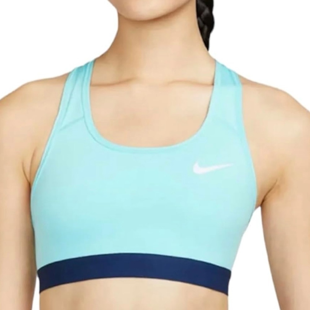 Nike Non padded Racerback Teal Sports Bra Size S
